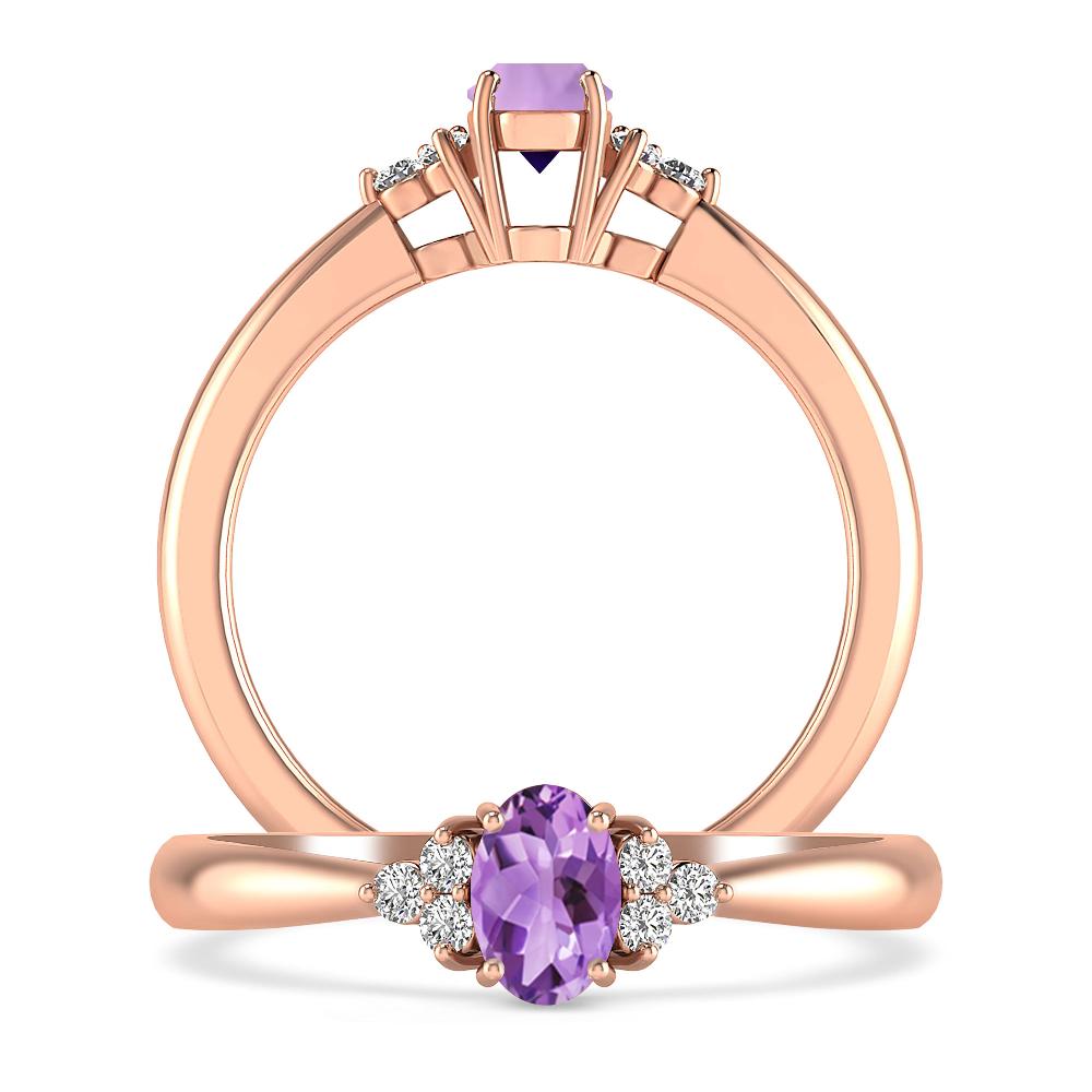 Rose Gold - Amethyst