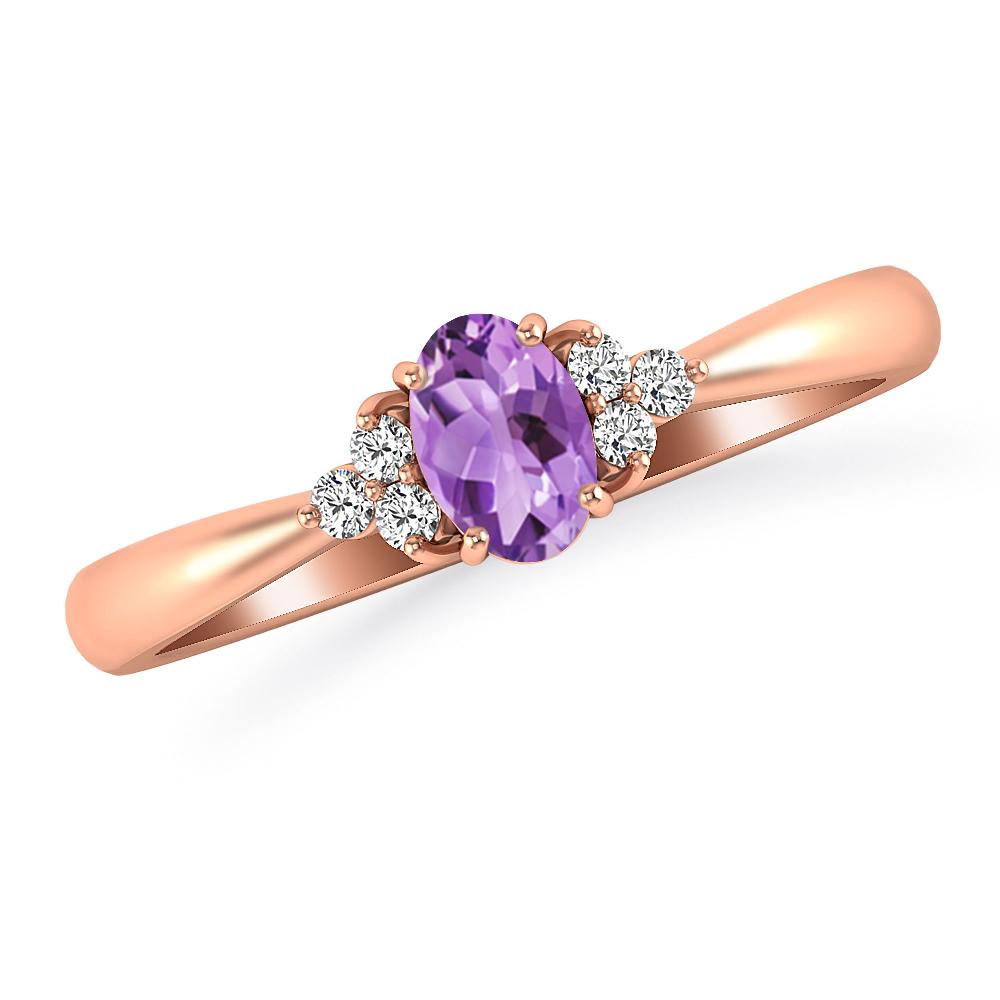 Rose Gold - Amethyst