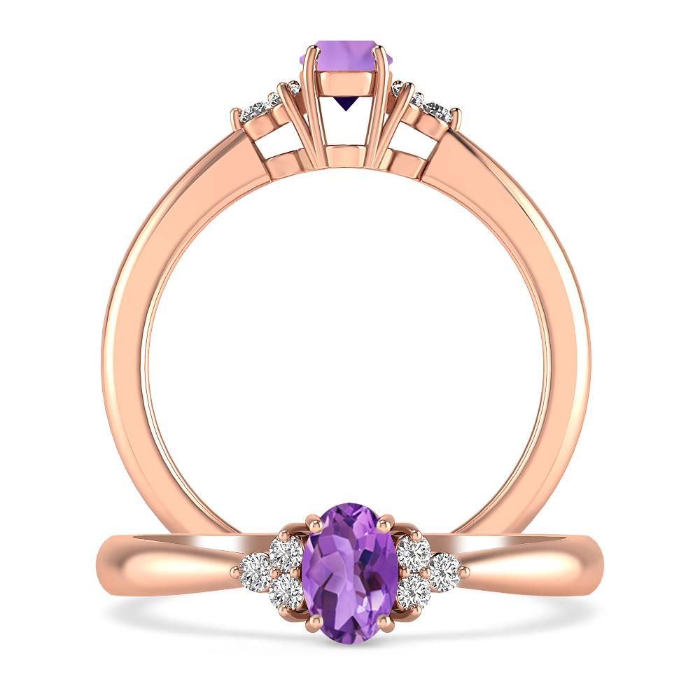 Rose Gold - Amethyst