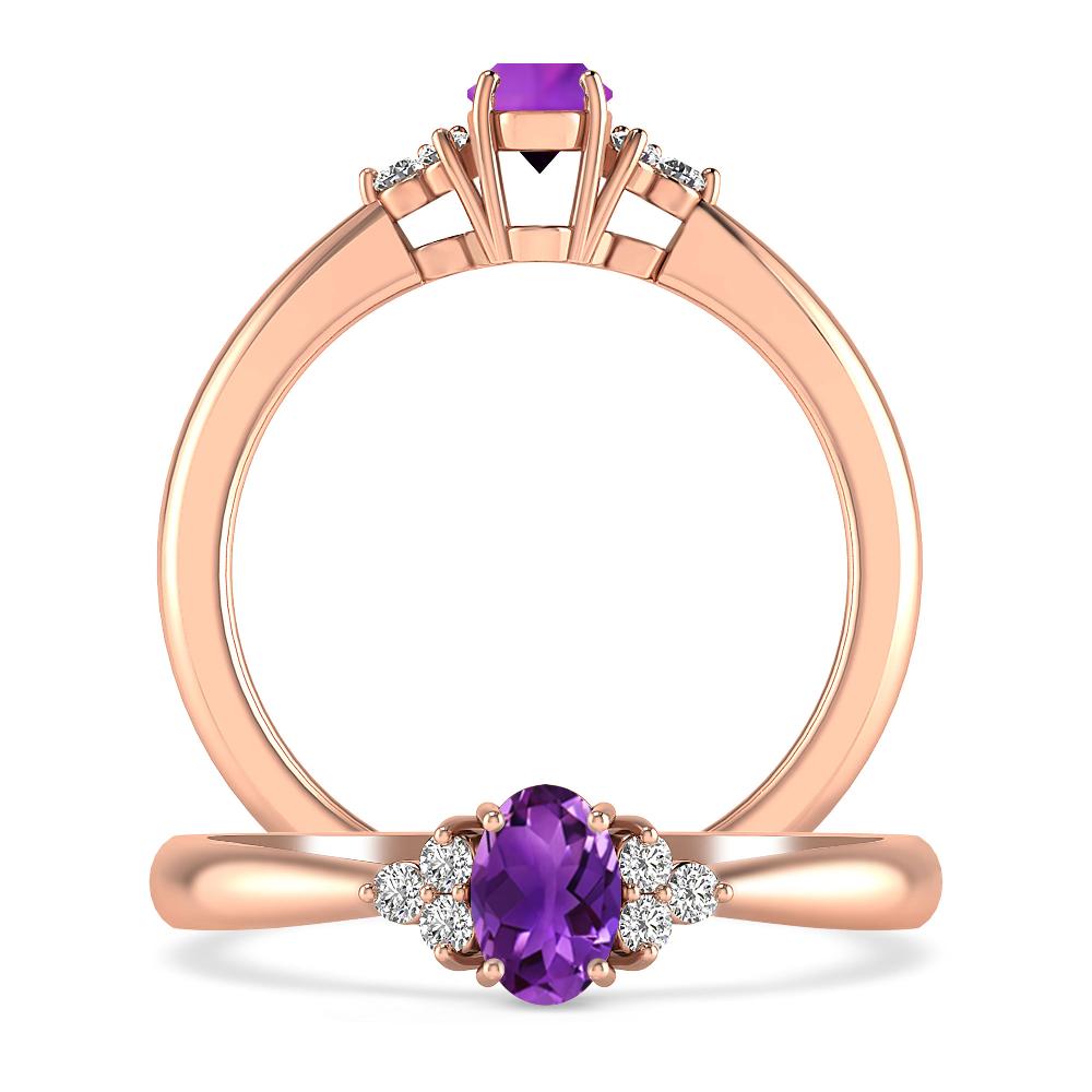 Rose Gold - Amethyst