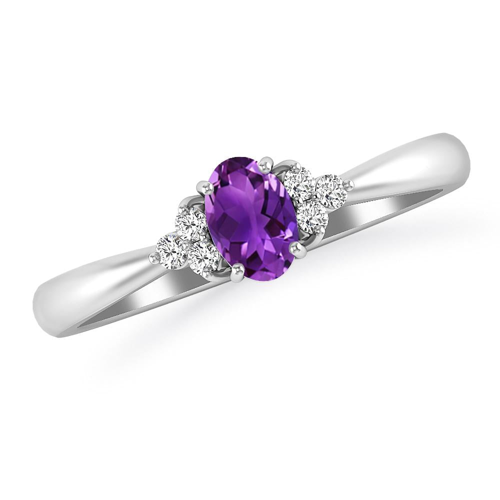 White Gold - Amethyst