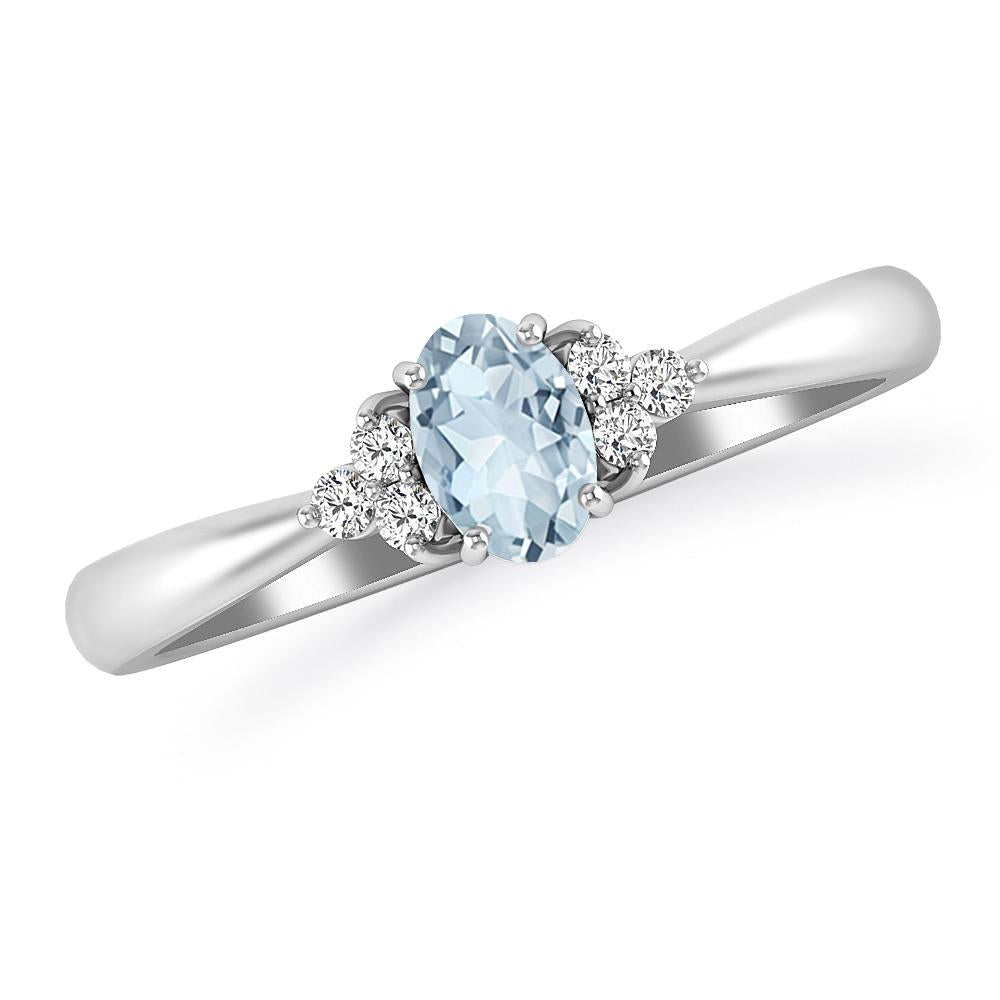 White Gold - Aquamarine