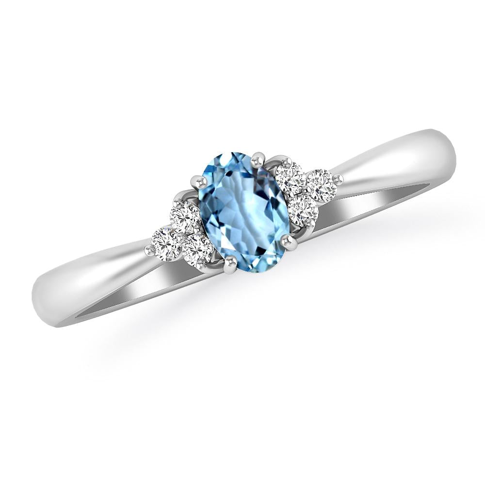 White Gold - Aquamarine