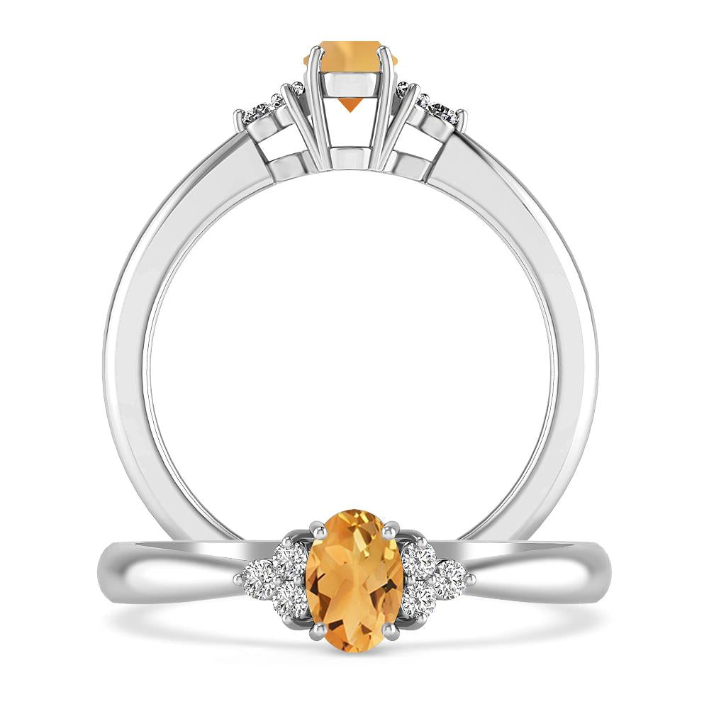 White Gold - Citrine