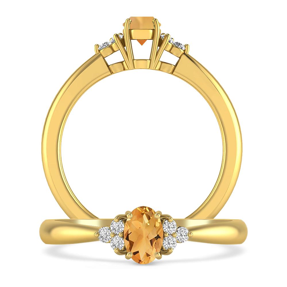 Yellow Gold - Citrine