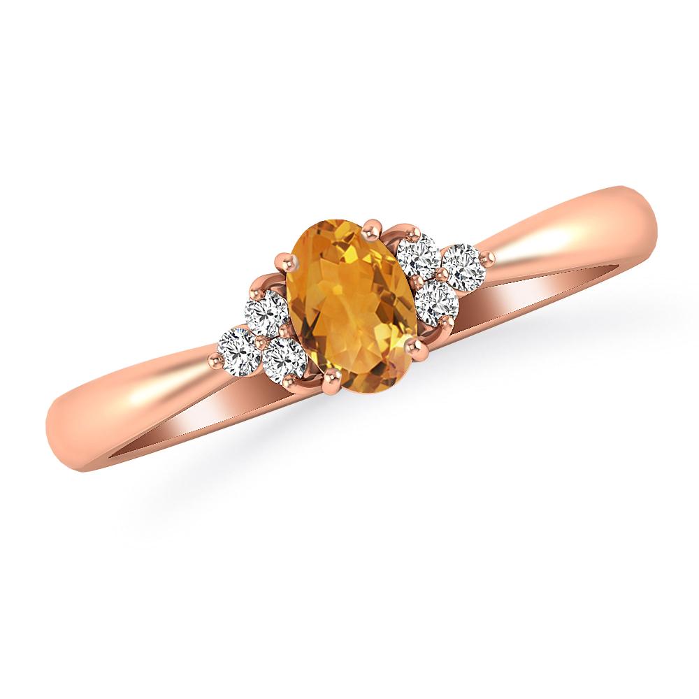 Rose Gold - Citrine