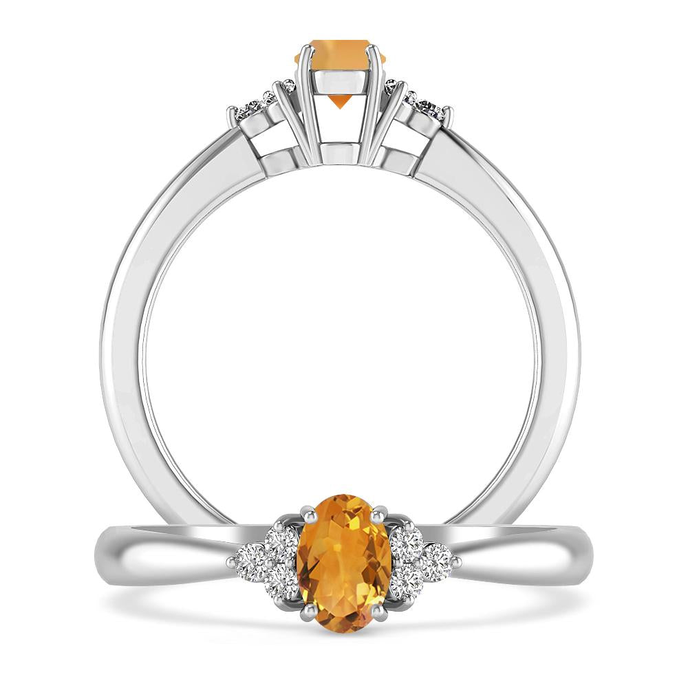 White Gold - Citrine