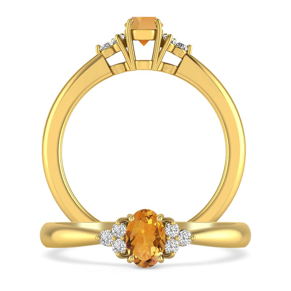 Yellow Gold - Citrine