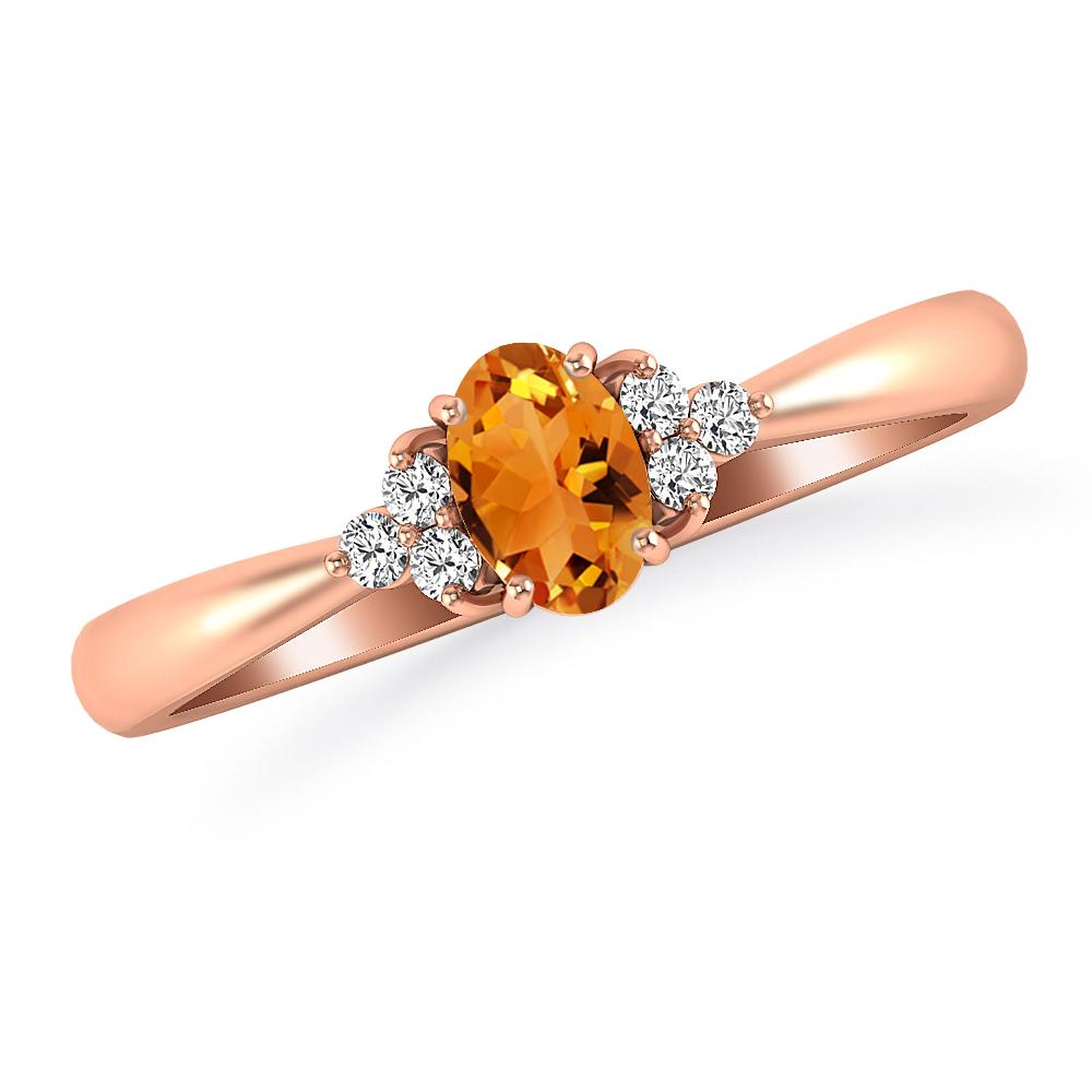 Rose Gold - Citrine