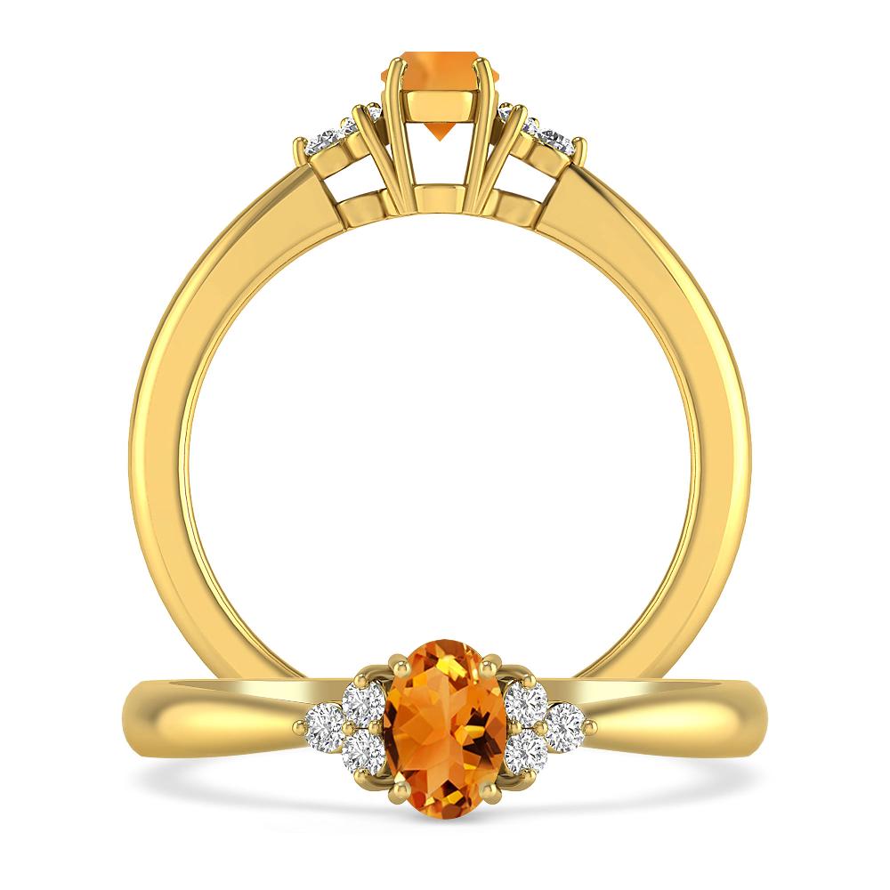 Yellow Gold - Citrine