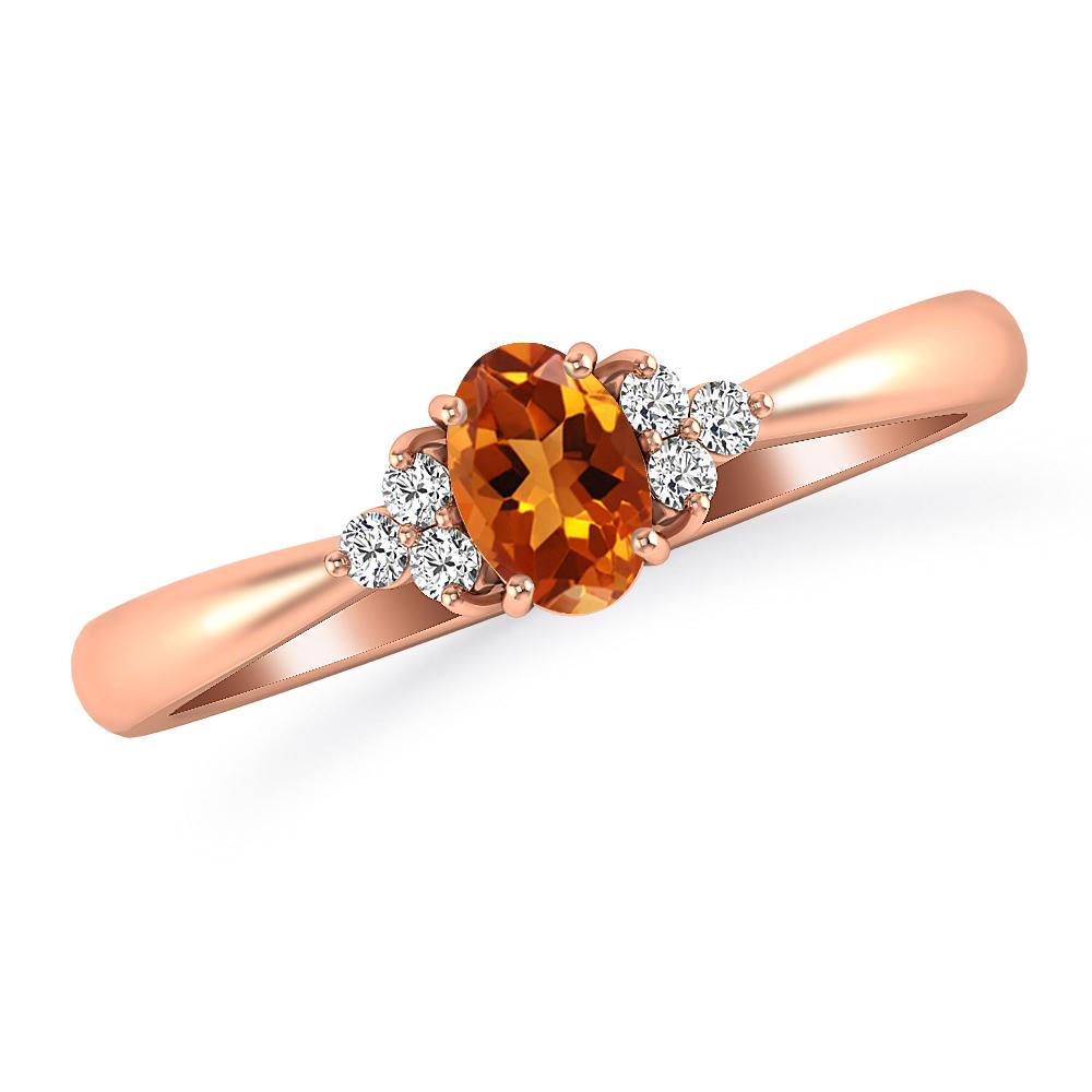 Rose Gold - Citrine