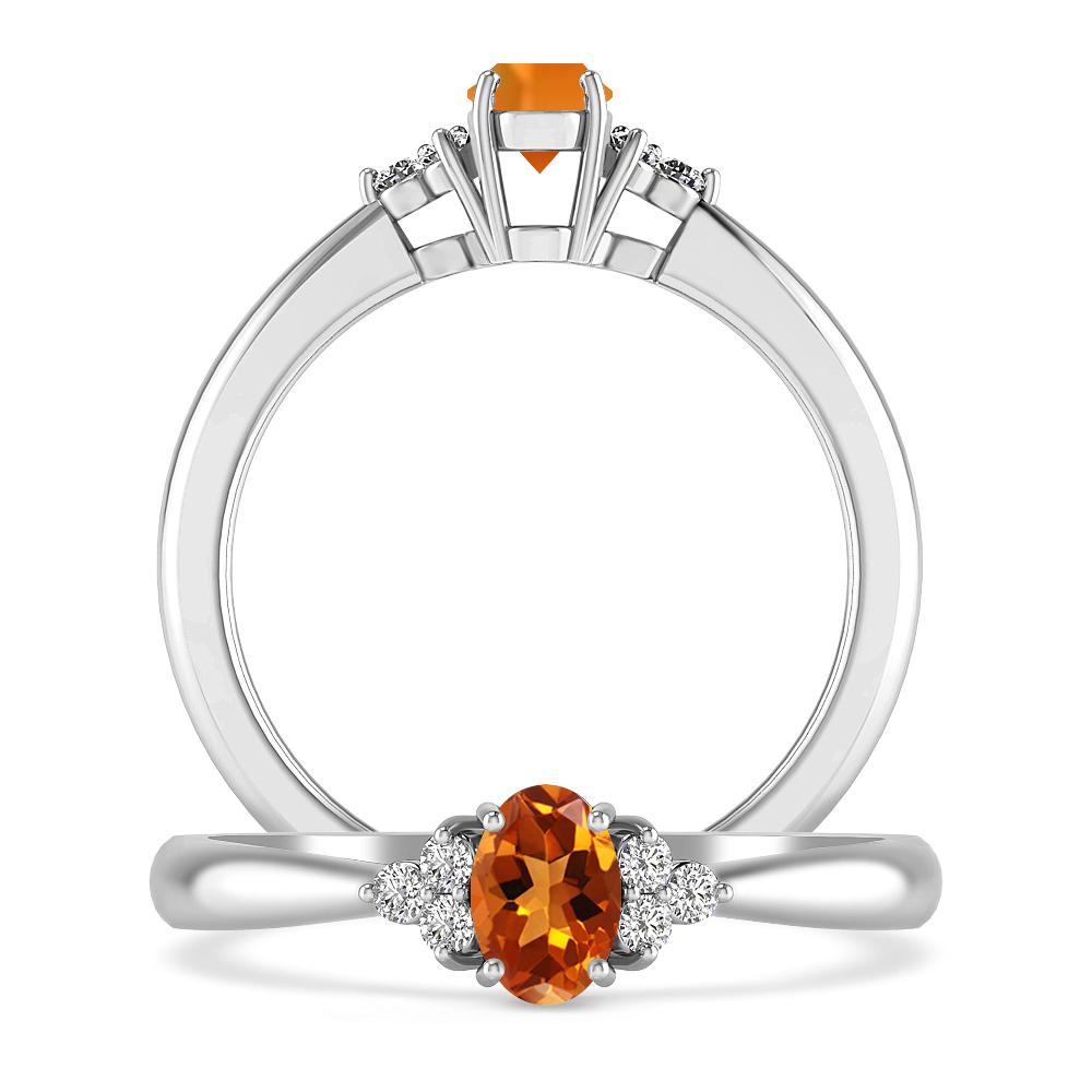 White Gold - Citrine