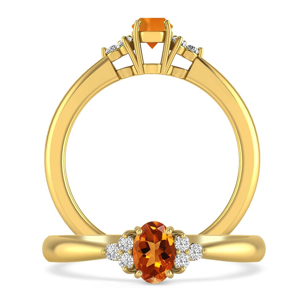 Yellow Gold - Citrine