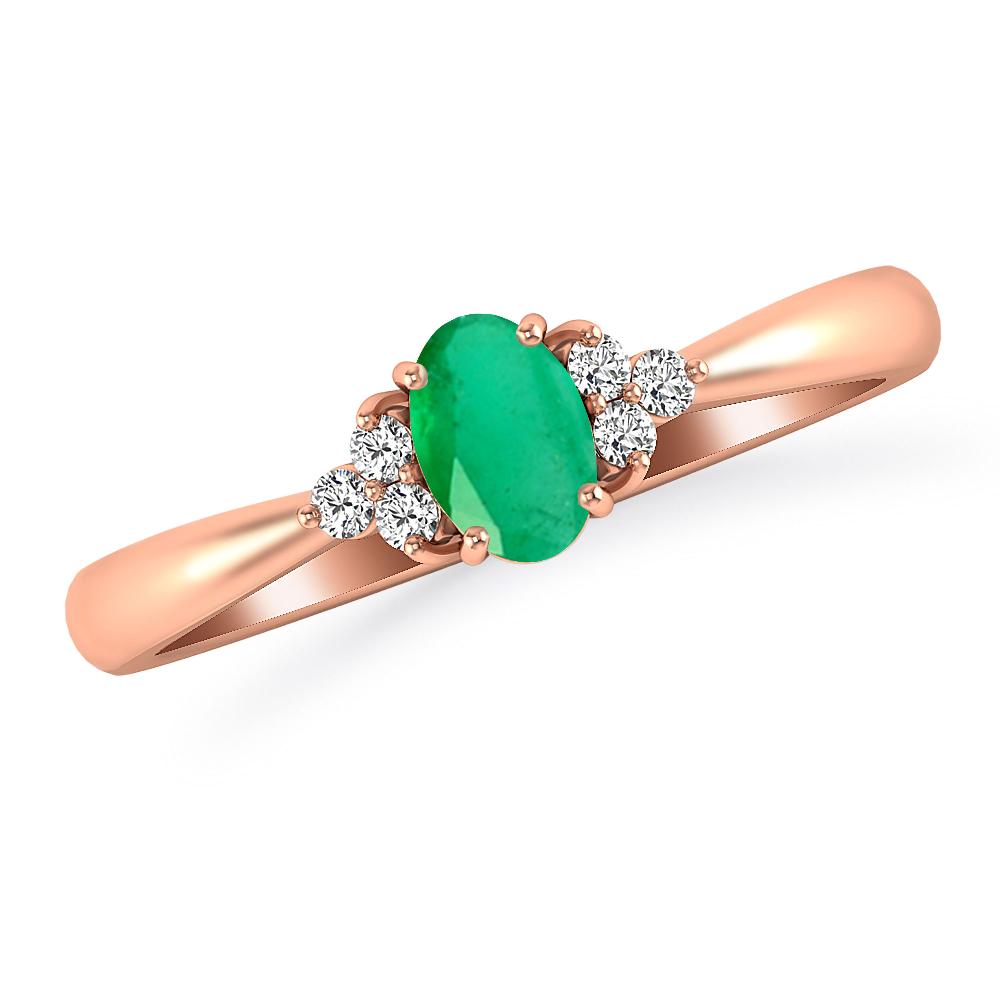 Rose Gold - Emerald