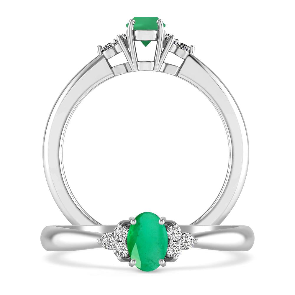 White Gold - Emerald