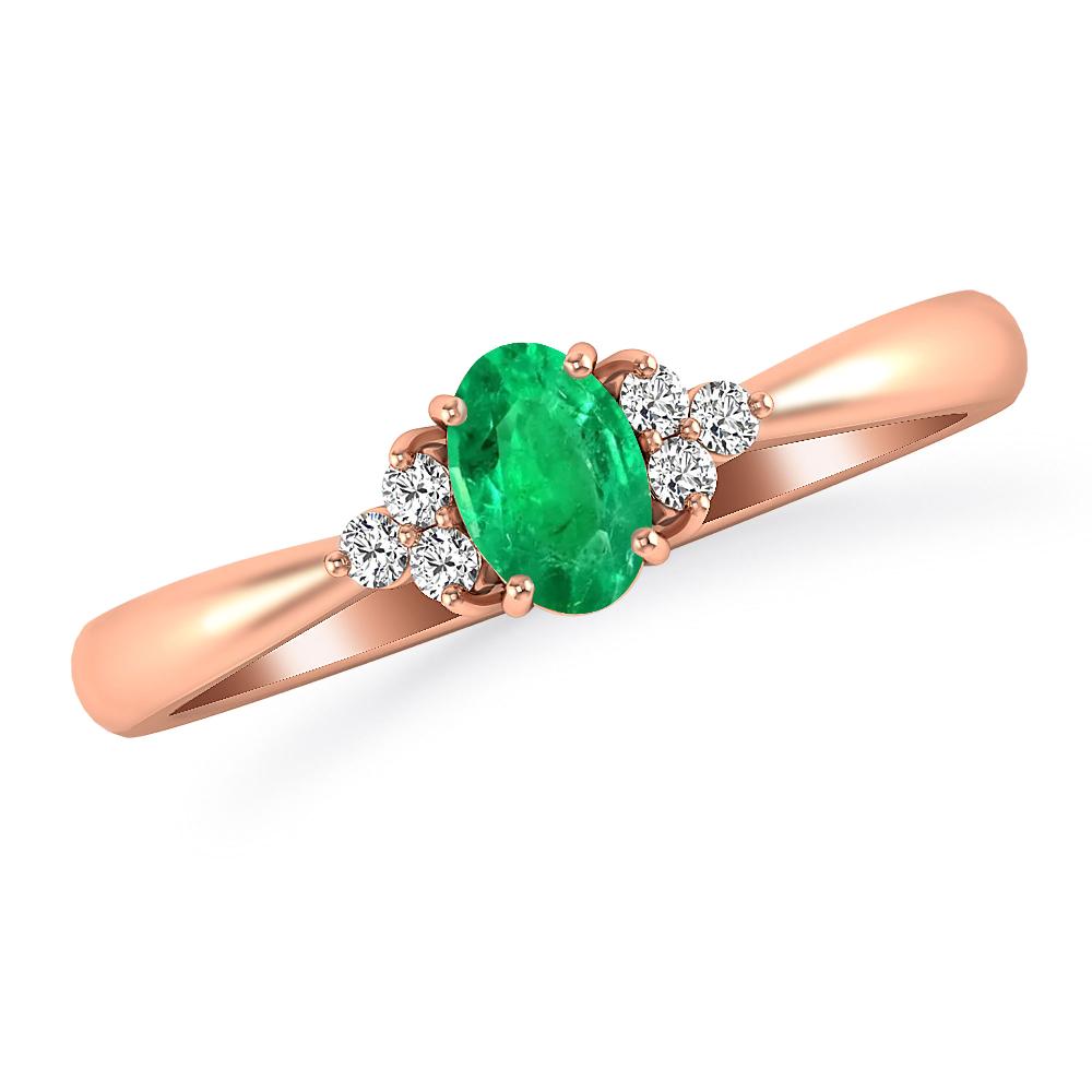 Rose Gold - Emerald