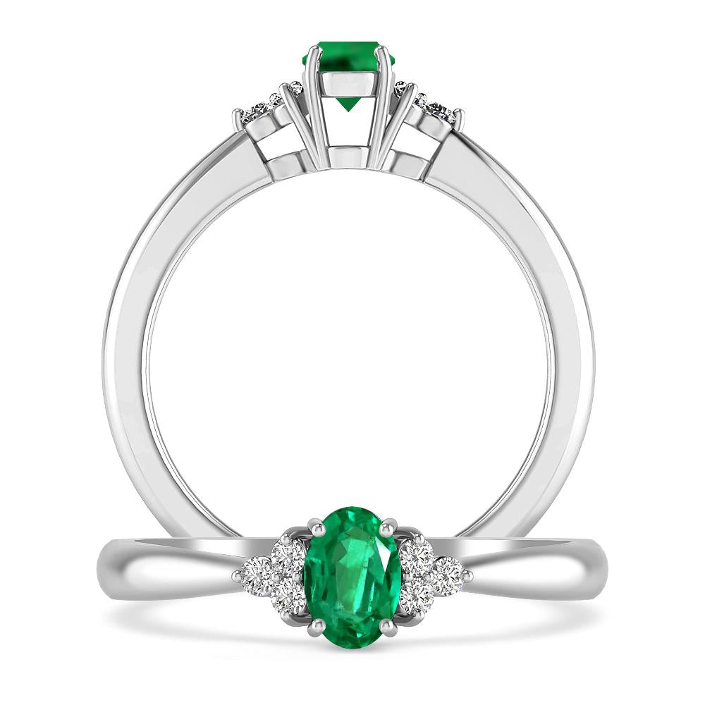 White Gold - Emerald