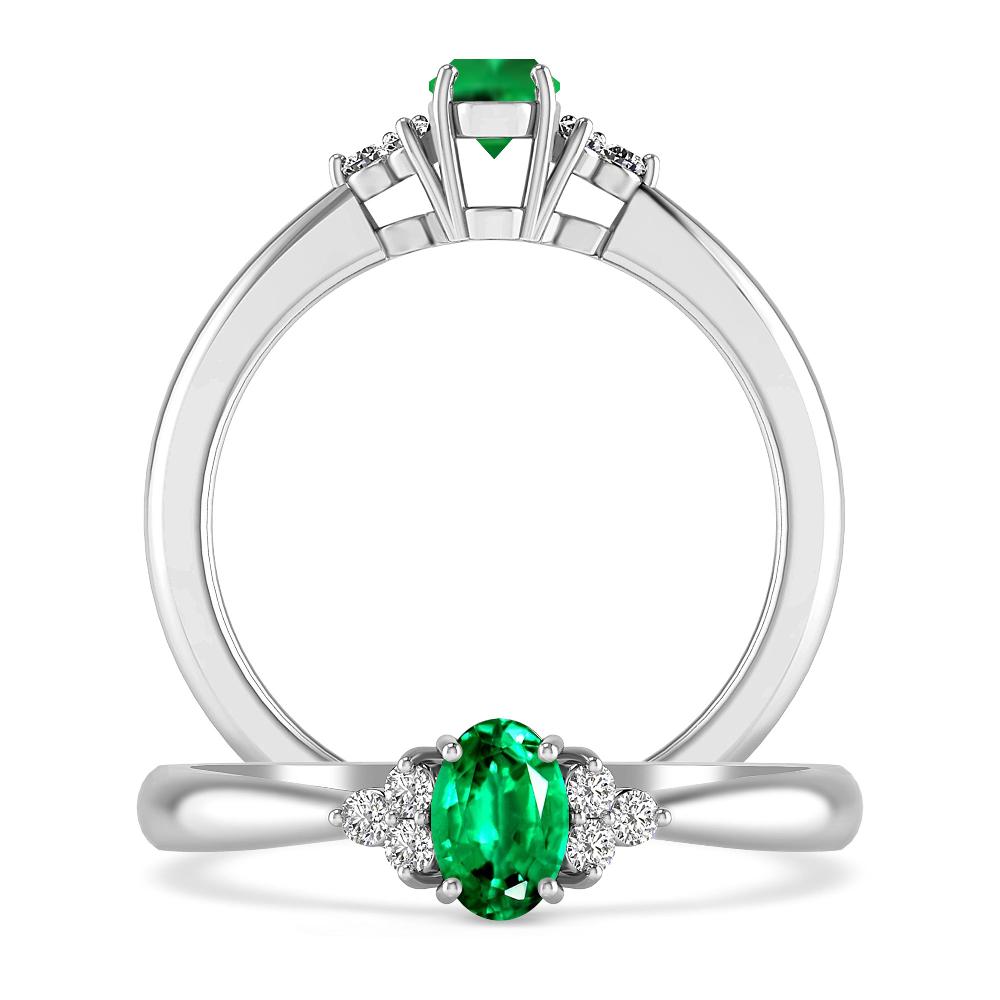 White Gold - Emerald