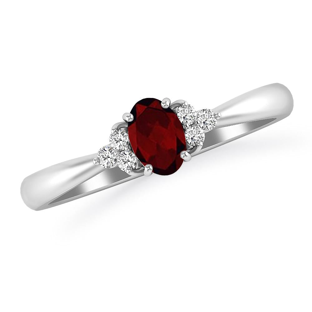 White Gold - Garnet