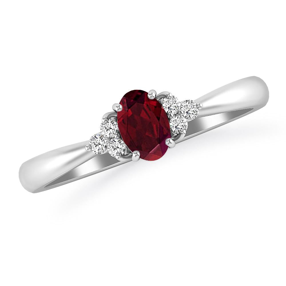 White Gold - Garnet