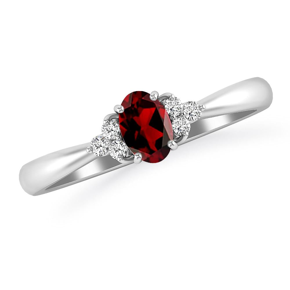 White Gold - Garnet