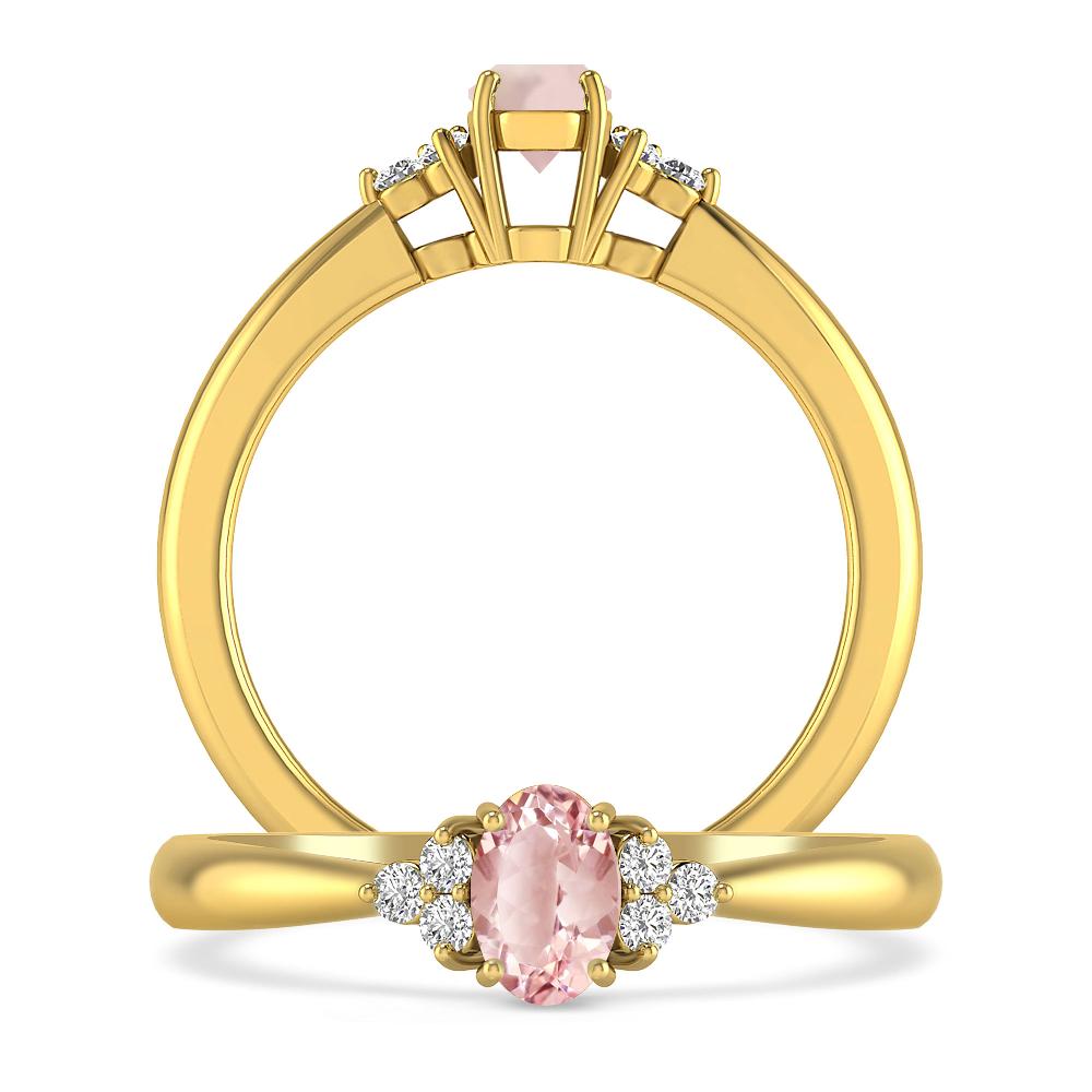 Yellow Gold - Morganite