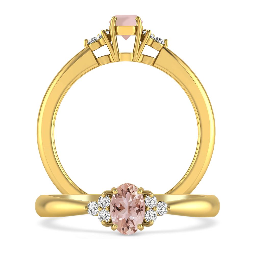 Yellow Gold - Morganite