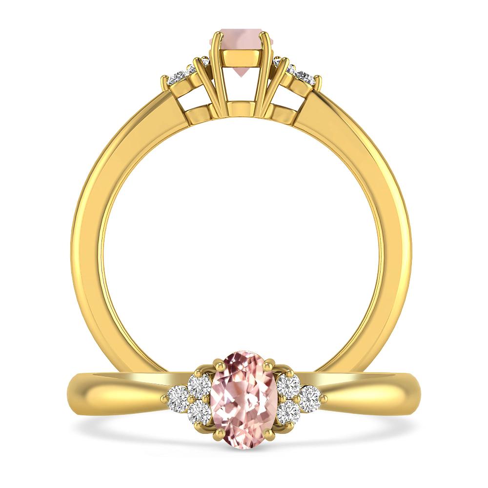 Yellow Gold - Morganite