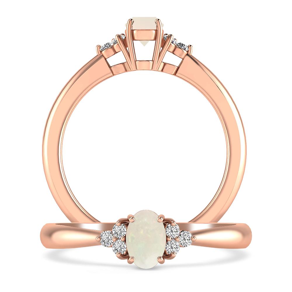 Rose Gold - Opal