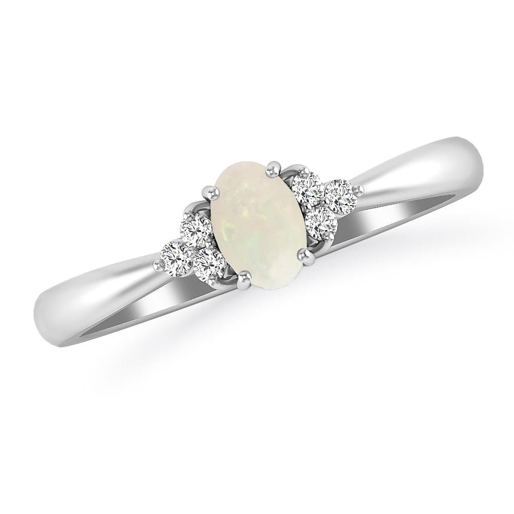 White Gold - Opal