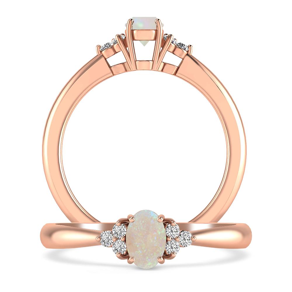 Rose Gold - Opal