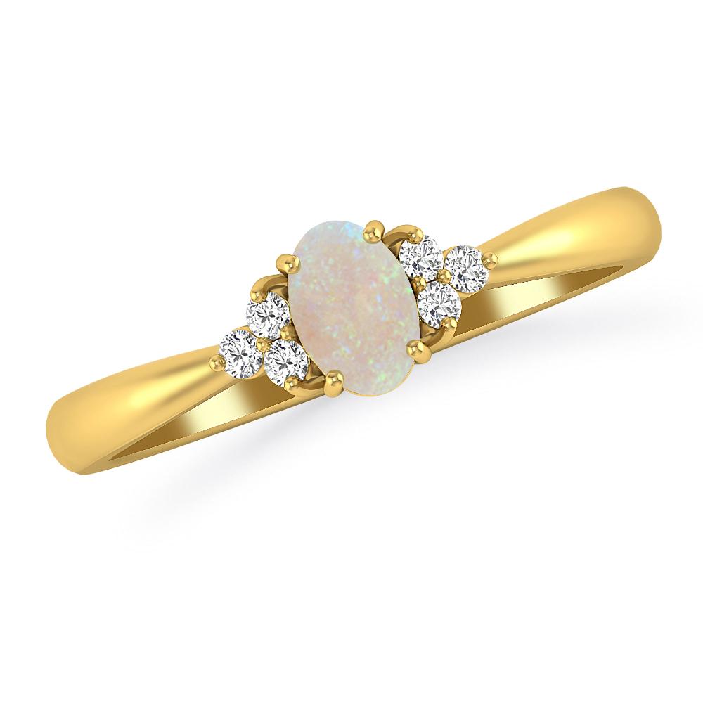 Yellow Gold - Opal