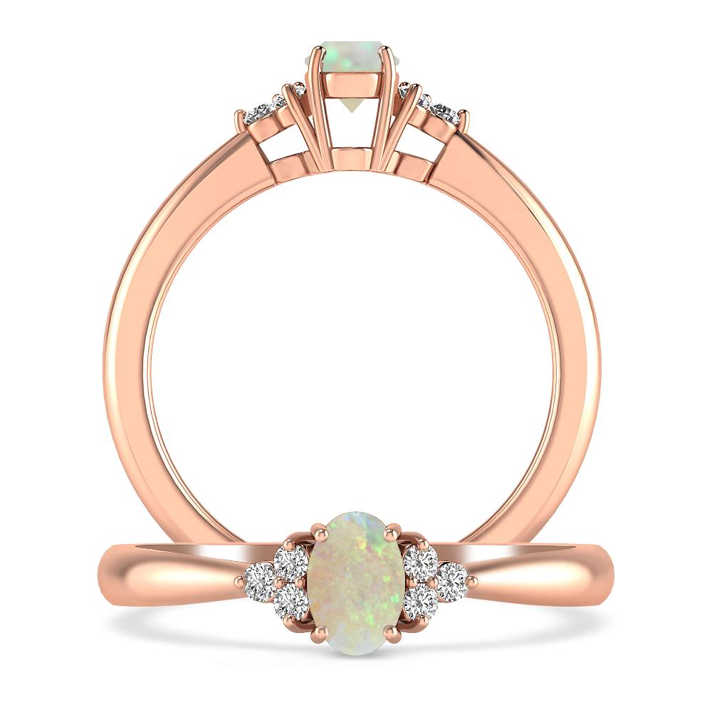 Rose Gold - Opal