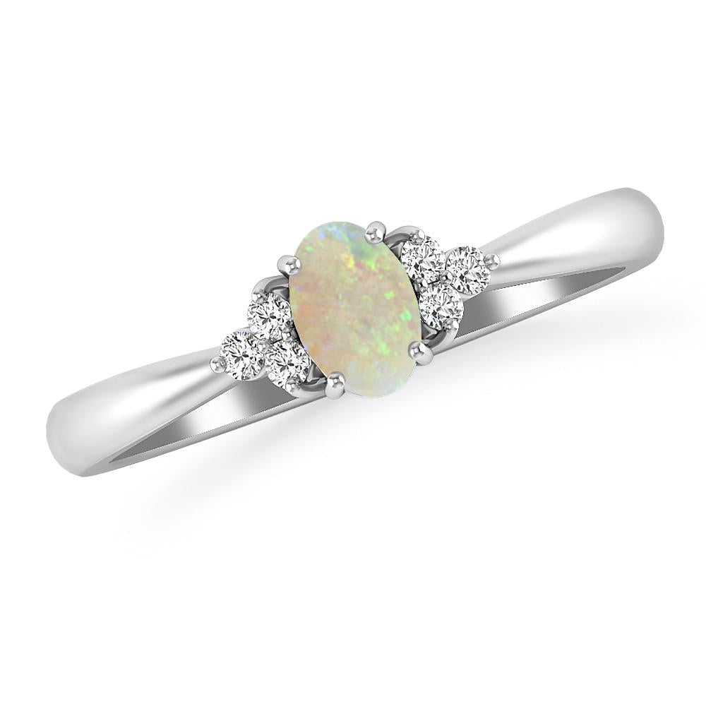 White Gold - Opal