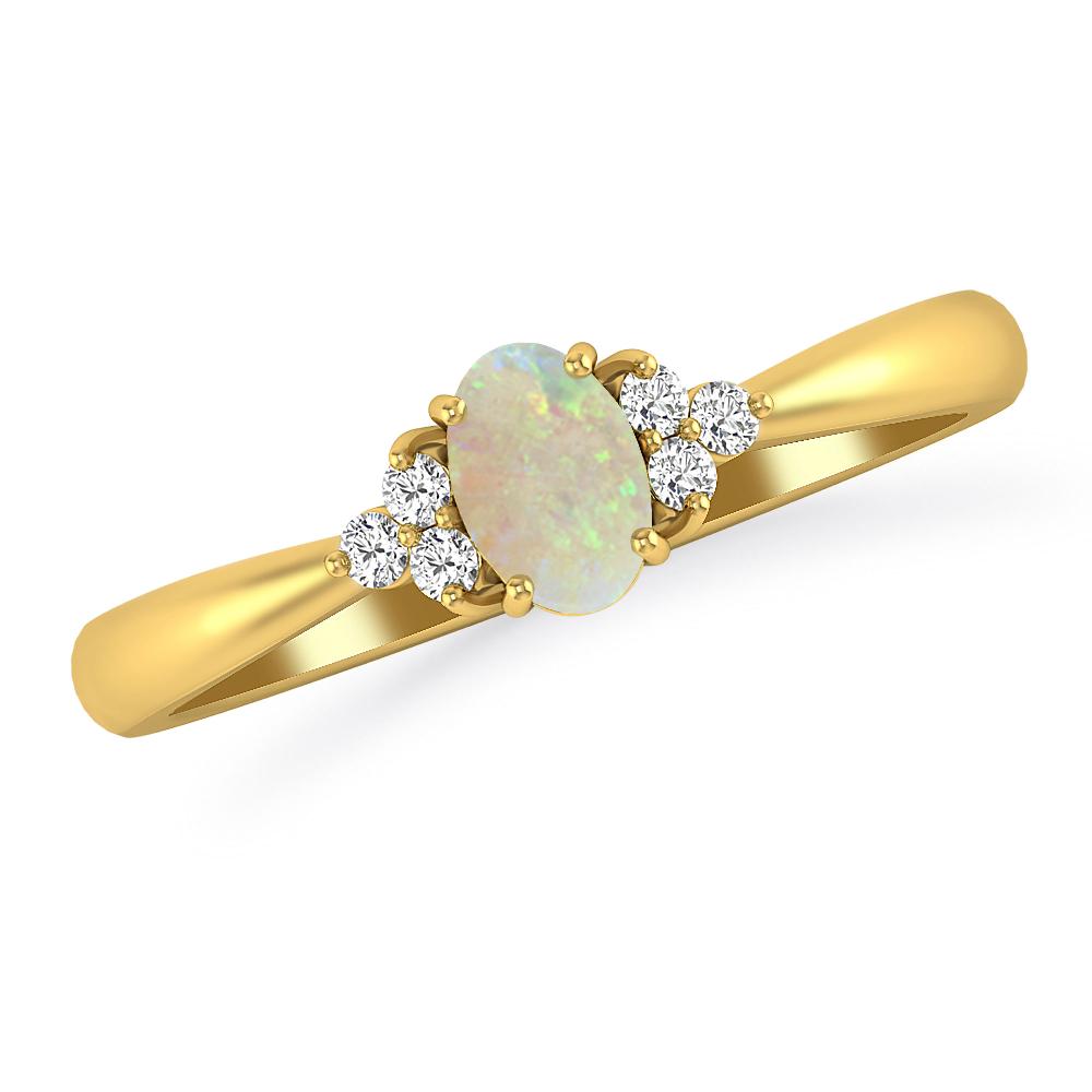 Yellow Gold - Opal