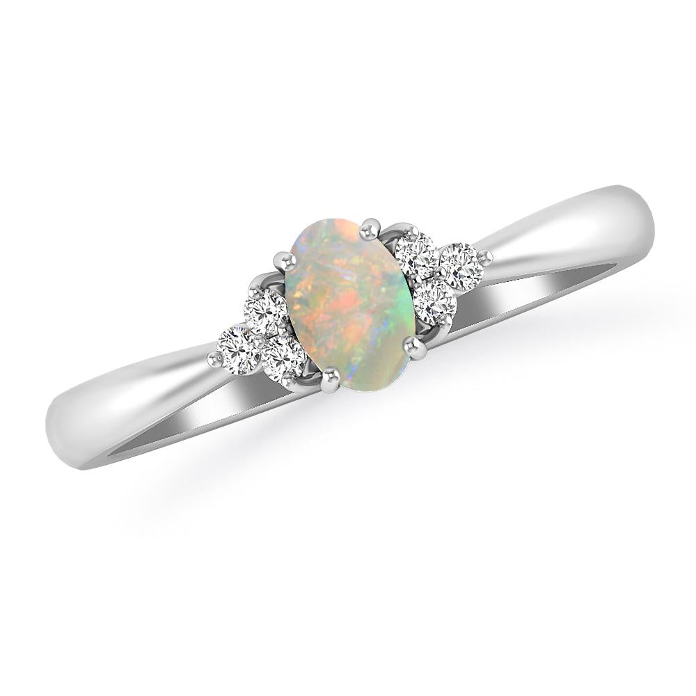 White Gold - Opal