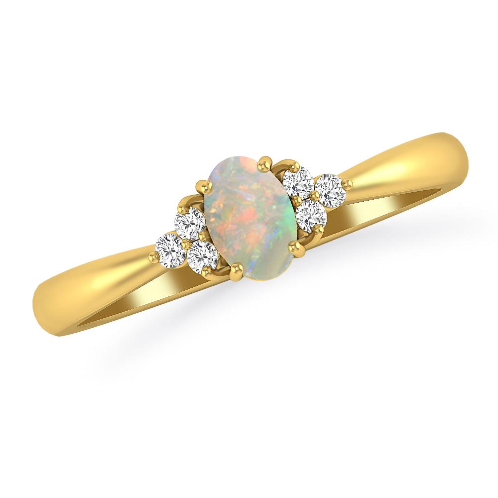 Yellow Gold - Opal