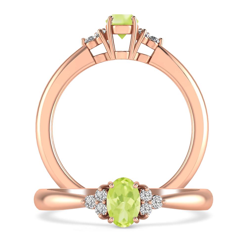 Rose Gold - Peridot