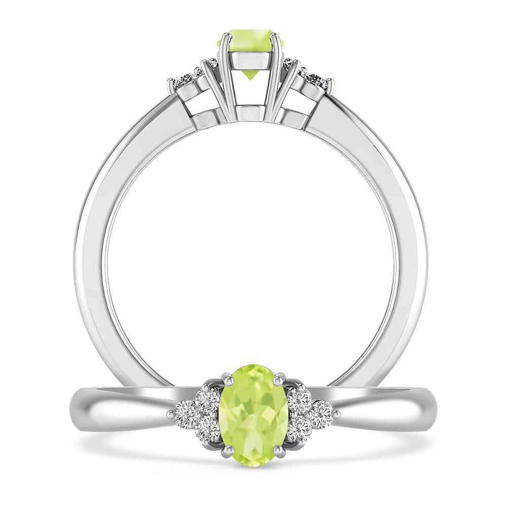 White Gold - Peridot