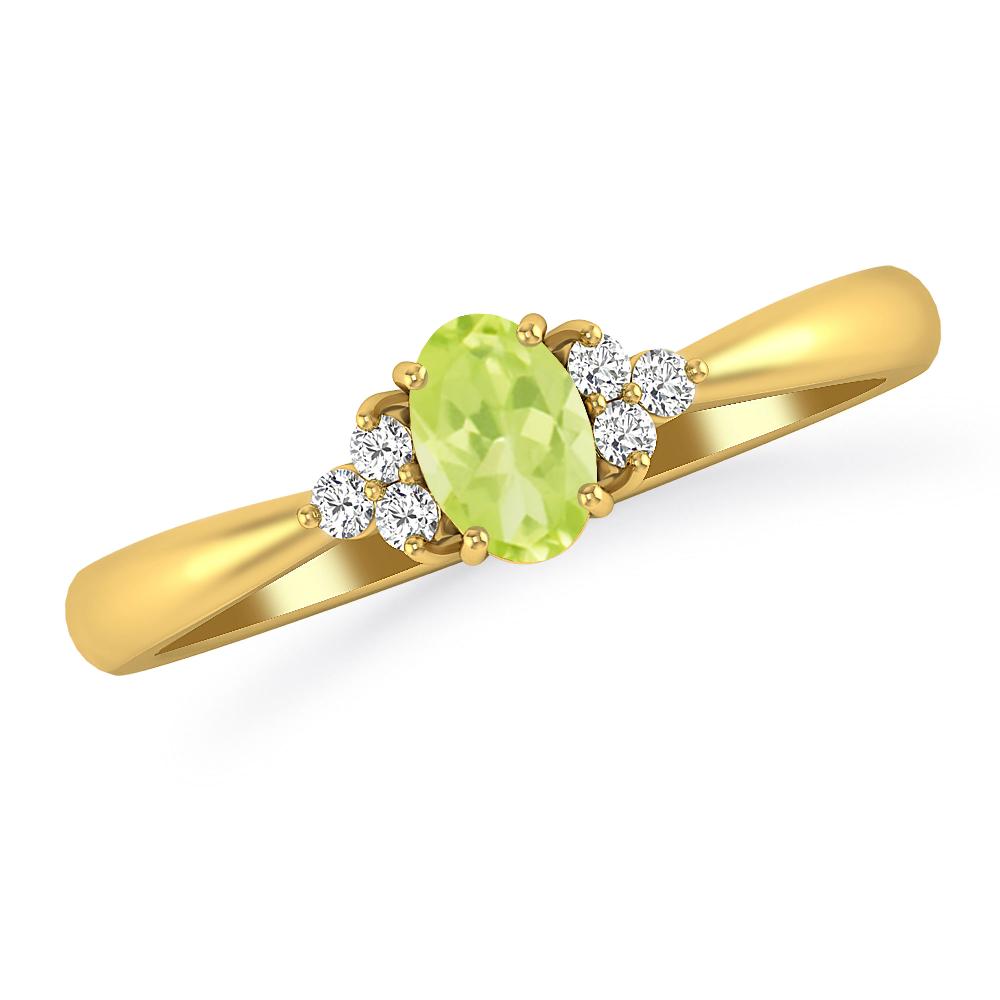 Yellow Gold - Peridot