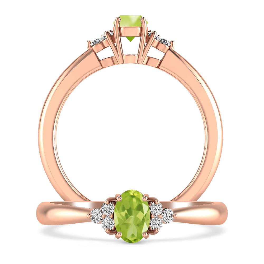 Rose Gold - Peridot