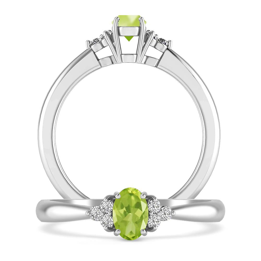 White Gold - Peridot