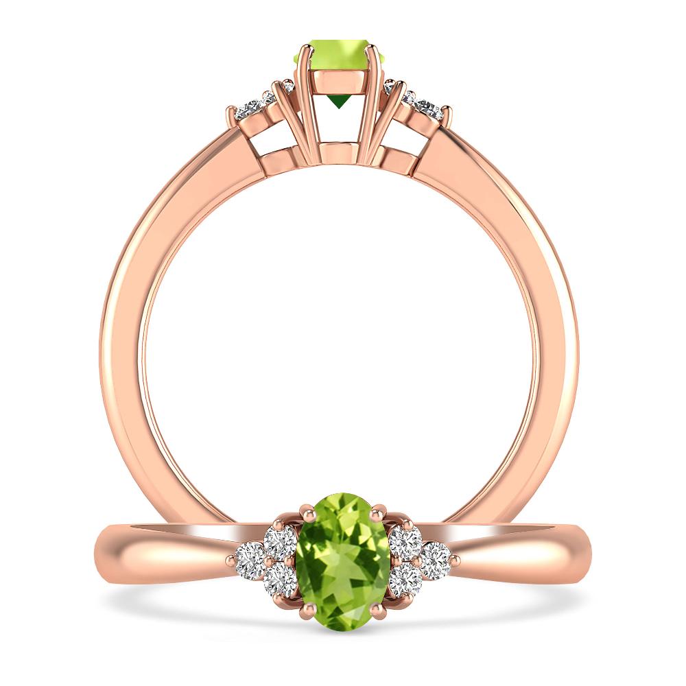 Rose Gold - Peridot