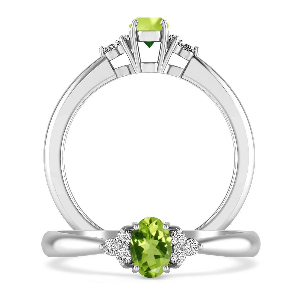 White Gold - Peridot