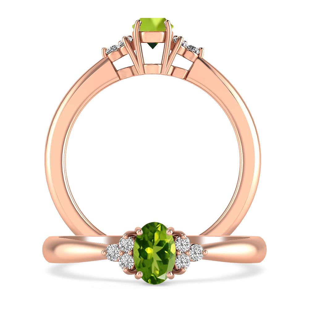 Rose Gold - Peridot