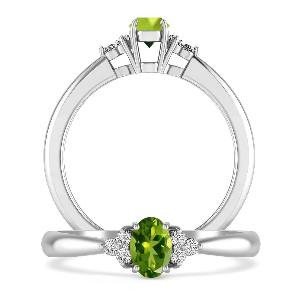 White Gold - Peridot