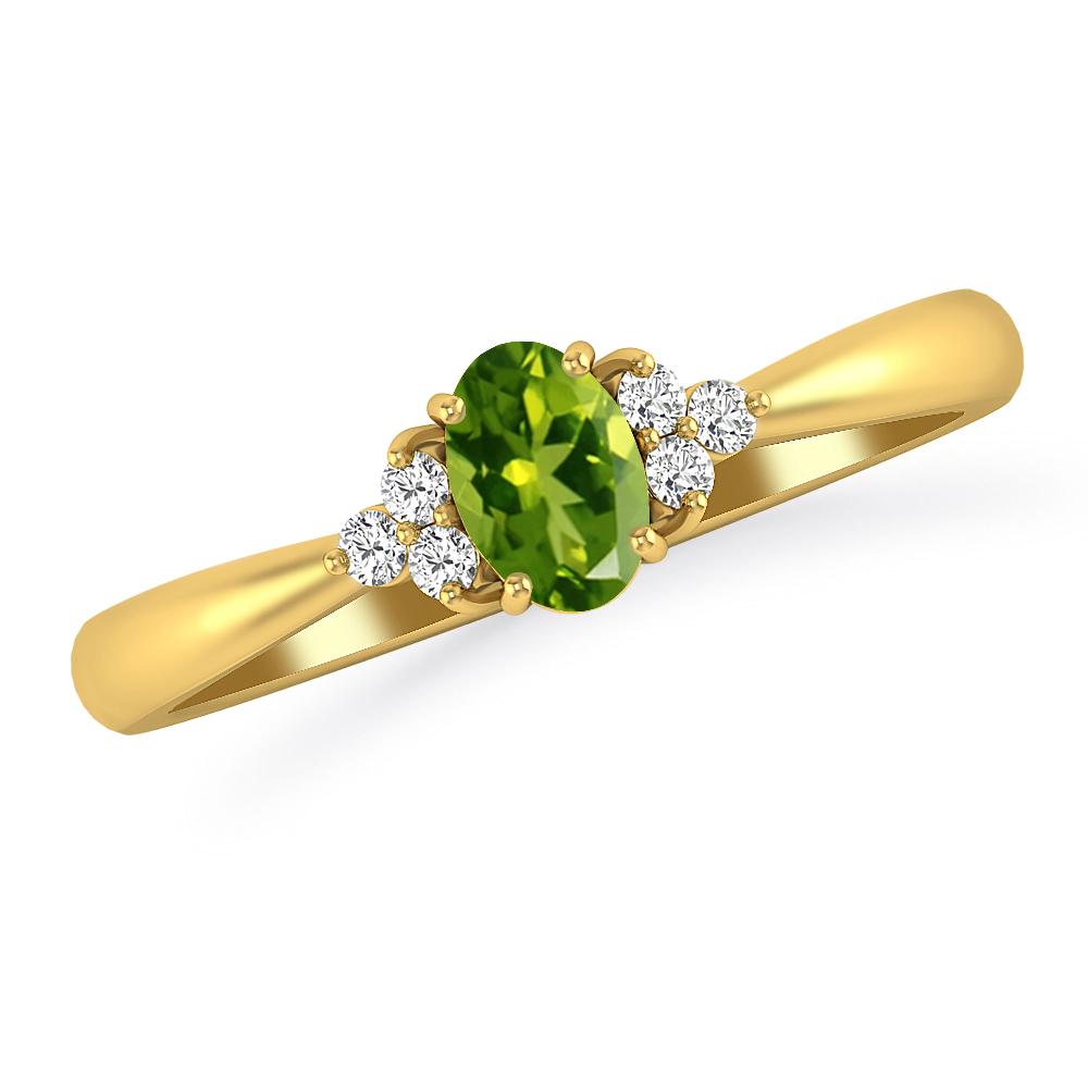 Yellow Gold - Peridot