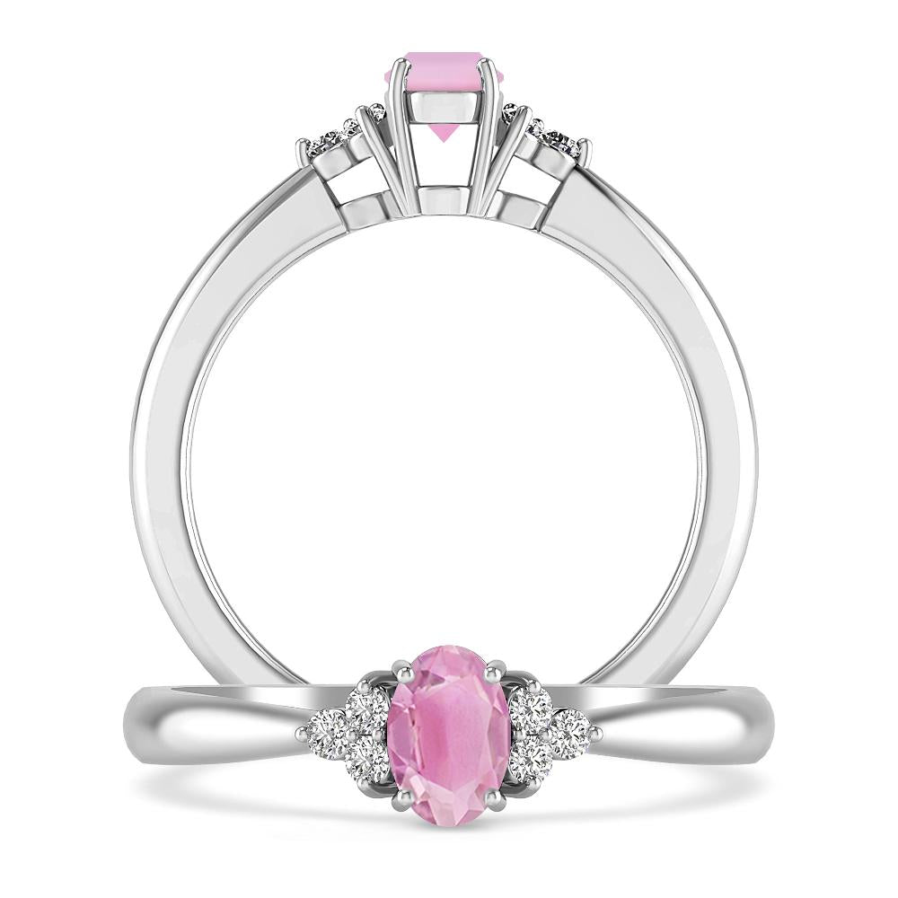 White Gold - Pink Tourmaline