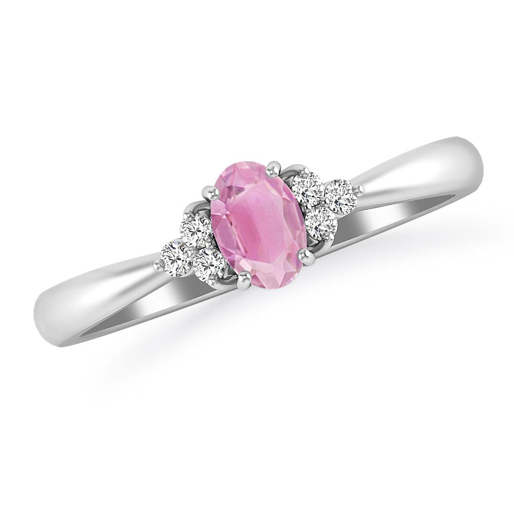 White Gold - Pink Tourmaline