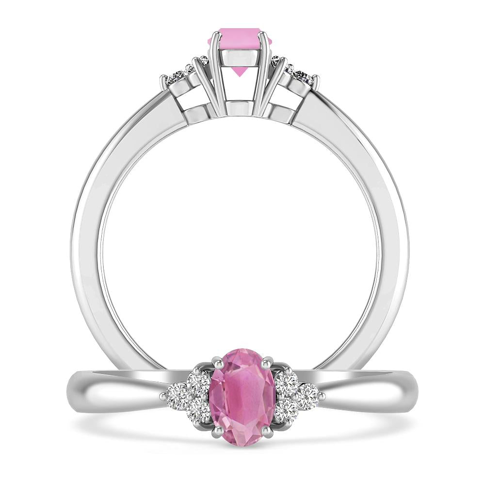 White Gold - Pink Tourmaline